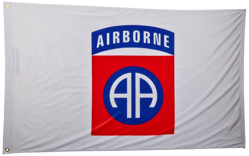 82nd Airborne Super Knit Polyester Flag - 3ft x 5ft - Officially Licensed Product of The U.S. Army